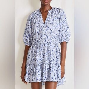 Apiece Apart Mittie Mini Dress in Sweet Blues